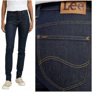 Lee SCARLETT HIGH Rinse wysokie damskie spodnie jeansowe rurki W29 L31 - Spodnie damskie - miniaturka - grafika 1