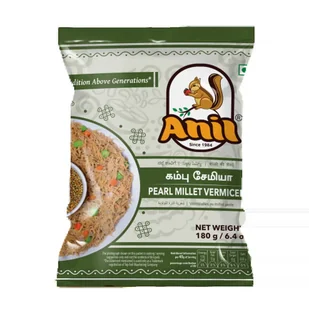 Makaron nitki z prosa perłowego Pearl Millet Vermicelli Anil 180g - Chipsy - miniaturka - grafika 1