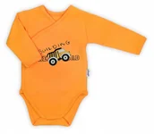 Body dla niemowląt - BODY DŁUGI RĘKAW NICOL BIG TRUCKS 181098 62 - miniaturka - grafika 1
