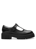 Półbuty damskie - Clarks Półbuty Page Bar 26178683 Czarny - miniaturka - grafika 1