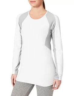 Koszulki i topy damskie - Falke damska koszulka z długim rękawem z włókien funkcyjnych, 1 opakowanie, biały (biały 2860), rozmiar: M 37273 - grafika 1