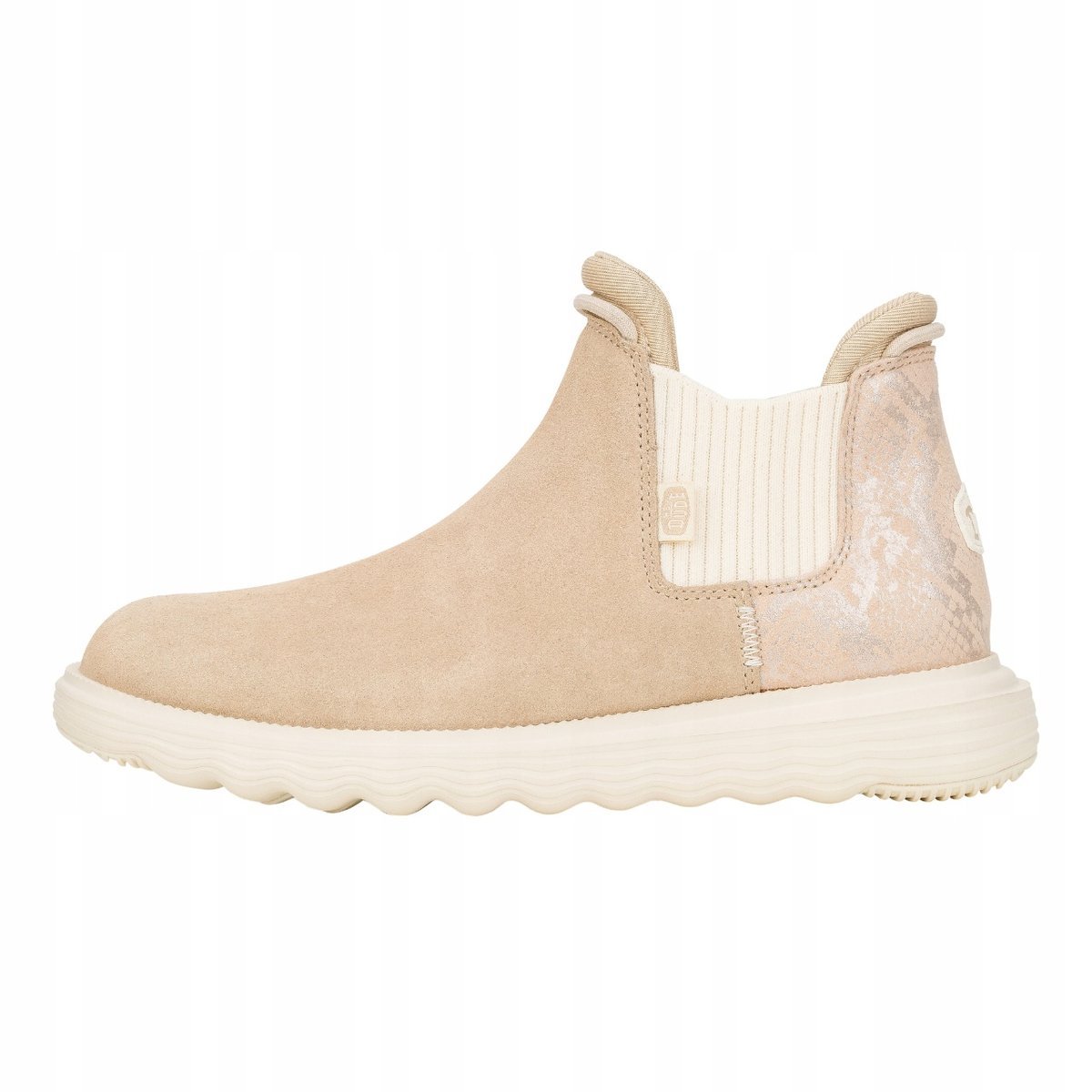 Damskie Buty Botki Sztyblety Ciepłe Zamszowe HeyDude Wendy Branson Suede 36