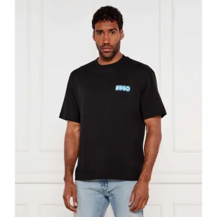 HUGO T-shirt Duwood Relaxed fit - Koszulki męskie - miniaturka - grafika 1