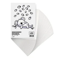 Podobrazia, bloki, papiery - Blok szkicownik A5 biały WeBa Collection 120g 25 arkuszy - bloczek notes do rysowania malowania - miniaturka - grafika 1