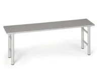 Meble do szkół i przedszkoli - B2B Partner Ławka szatniowa, siedzisko - laminat, nogi szare 179610 - miniaturka - grafika 1
