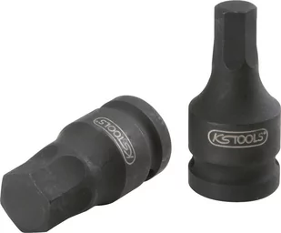 KS Tools 515.1587 3/8" nasadka nasadowa do śrub z łbem sześciokątnym, krótka, 4 mm - Klucze i nasadki - miniaturka - grafika 1