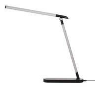 Lampy stojące - Czarno-srebrna lampka biurkowa LED - 5X A362 Gofido - miniaturka - grafika 1