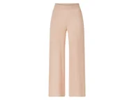 Spodnie damskie - esmara® Spodnie dzianinowe damskie (S(36/38), Beżowy) - miniaturka - grafika 1