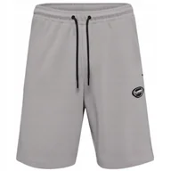 Spodenki męskie - HUMMEL SZARE KRÓTKIE SPODENKI DRESOWE Z LOGO SPORTOWE M I1A - miniaturka - grafika 1