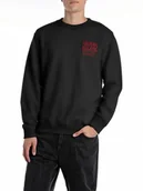 Bluzy męskie - Replay Bluza w kolorze czarnym - miniaturka - grafika 1