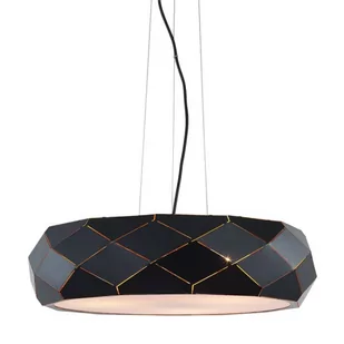 Light Prestige czarny żyrandol REUS Prestige Light LP-8069/1P LED BK lampa sufitowa czarny pierścień do salonu LP-8069/1P LED BK - Lampy sufitowe - miniaturka - grafika 4
