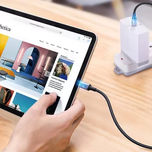 Ugreen kabel przewód USB Typ C - USB Typ C Power Delivery 100W Quick Charge FCP 5A 3m szary (90120 US316) - Kable USB - miniaturka - grafika 3