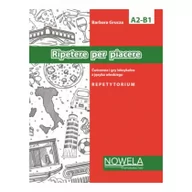 Książki do nauki języka włoskiego - Ripetere per piacere. Ćwiczenia i gry leksykalne z języka włoskiego. Poziom A2-B1 - miniaturka - grafika 1