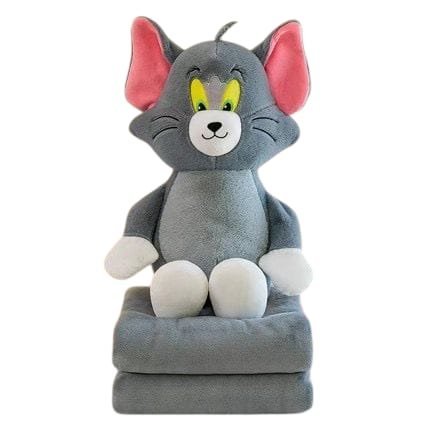 Kot Tom Pluszowy z Kocykiem – Prezent dla Dzieci