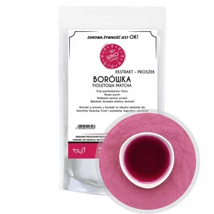 Borówka Mielona Ekstrakt w Proszku Matcha Herbata Fioletowa - 50g - Dodatki do ciast w proszku - miniaturka - grafika 1