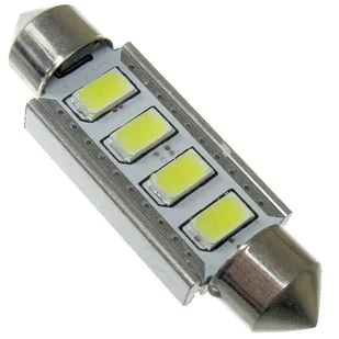 Dioda żarówka LED C5W 41mm 4x SMD 5630 12V CANBUS - Żarówki samochodowe - miniaturka - grafika 1