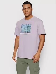 Koszulki męskie - Jones Jack T-Shirt Pioneer Branding 12198550 Fioletowy Relaxed Fit 5715206966320 L, M, S, XL, XXL - grafika 1