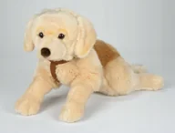 Maskotki i pluszaki - Maskotka Pies Labrador leżący ze smyczą - 62cm - miniaturka - grafika 1