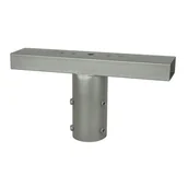 Inne akcesoria elektryczne - Uchwyt naświetlacza do składanego słupa oświetleniowego LED LINE szary ø60 mm - miniaturka - grafika 1