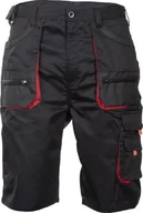 Odzież robocza - Cerva Krótkie Spodnie Robocze Spodenki Ff Carl Be-01-009 Czarny-Czerwon - miniaturka - grafika 1