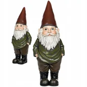 Figurki dekoracyjne - FIGURKA KRASNAL SKRZAT GNOM 35cm dekoracyjna świąteczna Boże Narodzenie - miniaturka - grafika 1