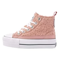 Buty dla dziewczynek - British Knights Kaya MID trampki dziewczęce HIGH-TOP, altes rosa, 33 EU - miniaturka - grafika 1