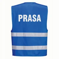 Odzież robocza - Kamizelka Iona PORTWEST [F474] Niebieski L-XL z nadrukiem PRASA - miniaturka - grafika 1