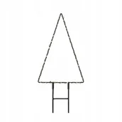 Ozdoby bożonarodzeniowe - Choinka Świąteczna Metalowa Led Zewnętrzna 27 Cm - miniaturka - grafika 1