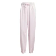 Spodnie rowerowe - adidas Kobiety ESSENTIALS SMALL LOGO FRENCH TERRY CUFFED PANTS, clear pink/white, XL - miniaturka - grafika 1