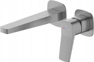 Baterie umywalkowe - 4529-810-61 / KFA / MALAGA / BATERIA UMYWALKOWA PODTYNKOWA, ŚCIENNA, PVD GUN METAL GREY / - miniaturka - grafika 1