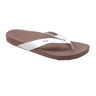 Japonki Damskie Reef Cushion Cloud Biało-Brązowe Rf0A3Fdscld 38 (7.5 Uk) - Klapki i japonki damskie - miniaturka - grafika 1