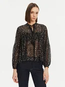 Bluzki damskie - ONLY Bluzka Aida 15283695 Czarny Loose Fit - miniaturka - grafika 1