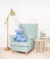 Maskotki i pluszaki - DUŻY WIELKI MIŚ PLUSZOWY PLUSZAK PRZYTULANKA 70CM DULCE NIEBIESKI - miniaturka - grafika 1