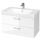 Zawiasy, okucia i inne akcesoria - Cersanit Lara szafka podumywalkowa 80 cm wisząca biały błyszczący S926-005-DSM - miniaturka - grafika 1