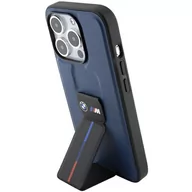 Etui i futerały do telefonów - BMW BMHCP15LGSPBIV iPhone 15 Pro 6.1" granatowy/navy hardcase M Grip Stand Bicolor - miniaturka - grafika 1