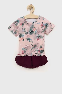 Piżamy damskie - Jamiks piżama dziecięca kolor fioletowy gładka - grafika 1