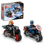 Klocki - Lego MARVEL Motocykle Czarnej Wdowy i Kapitana Ameryki 76260 - miniaturka - grafika 1