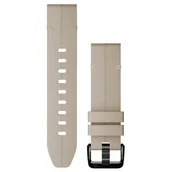 Akcesoria do smartwatchy - Pasek do Garmin Fenix 5S/5S+/6S/7S/Instinct 2 QuickFit 20mm Beżowy - miniaturka - grafika 1