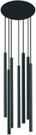 Lampy sufitowe - Nowodvorski LAMPA wisząca LASER 8920 metalowa OPRAWA okrągły ZWIS tuby minimalistyczne mosiądz czarna 8920 - miniaturka - grafika 1