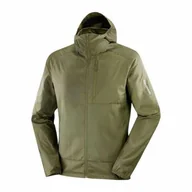 Kurtki i kamizelki sportowe damskie - Kurtka Salomon Bonatti Cross Wind FZ Hoodie Grape Leaf - miniaturka - grafika 1