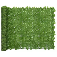 Parawany - Parawan balkonowy, zielone liście, 300x150 cm - miniaturka - grafika 1