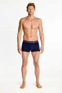 Majtki męskie - Bokserki Odin 38284-MLC Niebiesko-Granatowe Zestaw 2 sztuk - miniaturka - grafika 1