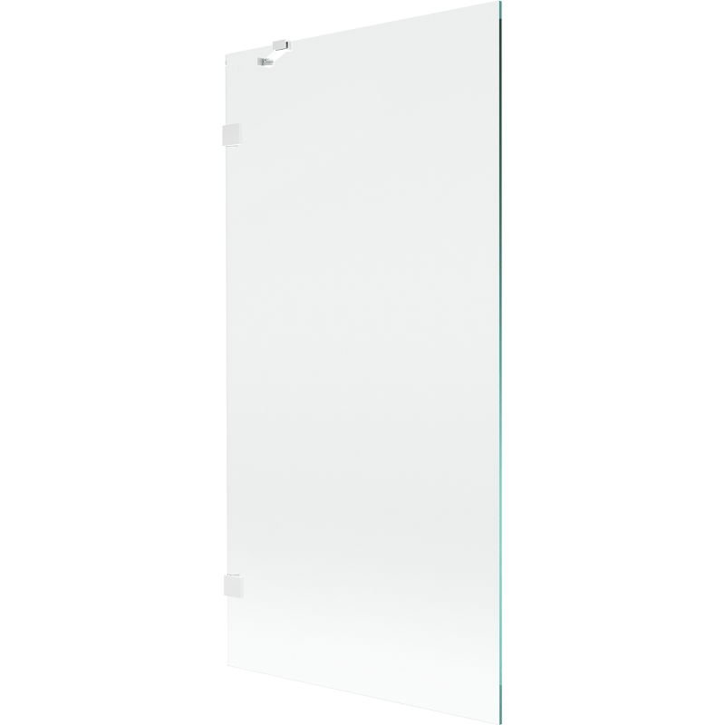 Mexen Lunar parawan nawannowy 1-skrzydłowy 90 x 150 cm, transparent, biały - 897-090-000-20-00
