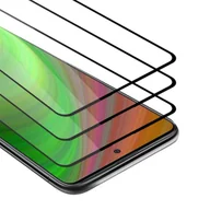 Szkła hartowane na telefon - 3X Szkło Hartowane Do Samsung Galaxy A51 5G Folia Pancerna Ochronny W Przezroczysty Z Czarnym Tempered Glass Cadorabo - miniaturka - grafika 1