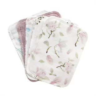 Myjki bambusowe 5-pak - pink - Inne akcesoria do pielęgnacji dzieci - miniaturka - grafika 1
