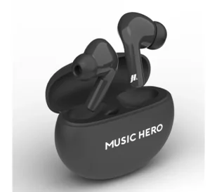 Music Hero TWS X-BEAT Czarny - Słuchawki - miniaturka - grafika 1
