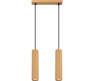 Lampy sufitowe - Sollux SL.1555 - Żyrandol na lince KARBON 2xGU10/10W/230V złoty - miniaturka - grafika 1