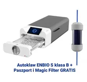 Wyposażenie studia tatuażu - Autoklaw ENBIO S klasa B Szary + Paszport i Magic Filter GRATIS - miniaturka - grafika 1
