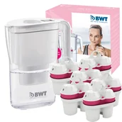 Dzbanki filtrujące - Dzbanek filtrujący wodę BWT Vida 2.6 l Biały + 6 wkładów magnezowych - miniaturka - grafika 1