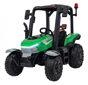 Traktor BLAST Z Przyczepką Zielony - Pojazdy elektryczne dla dzieci - miniaturka - grafika 2